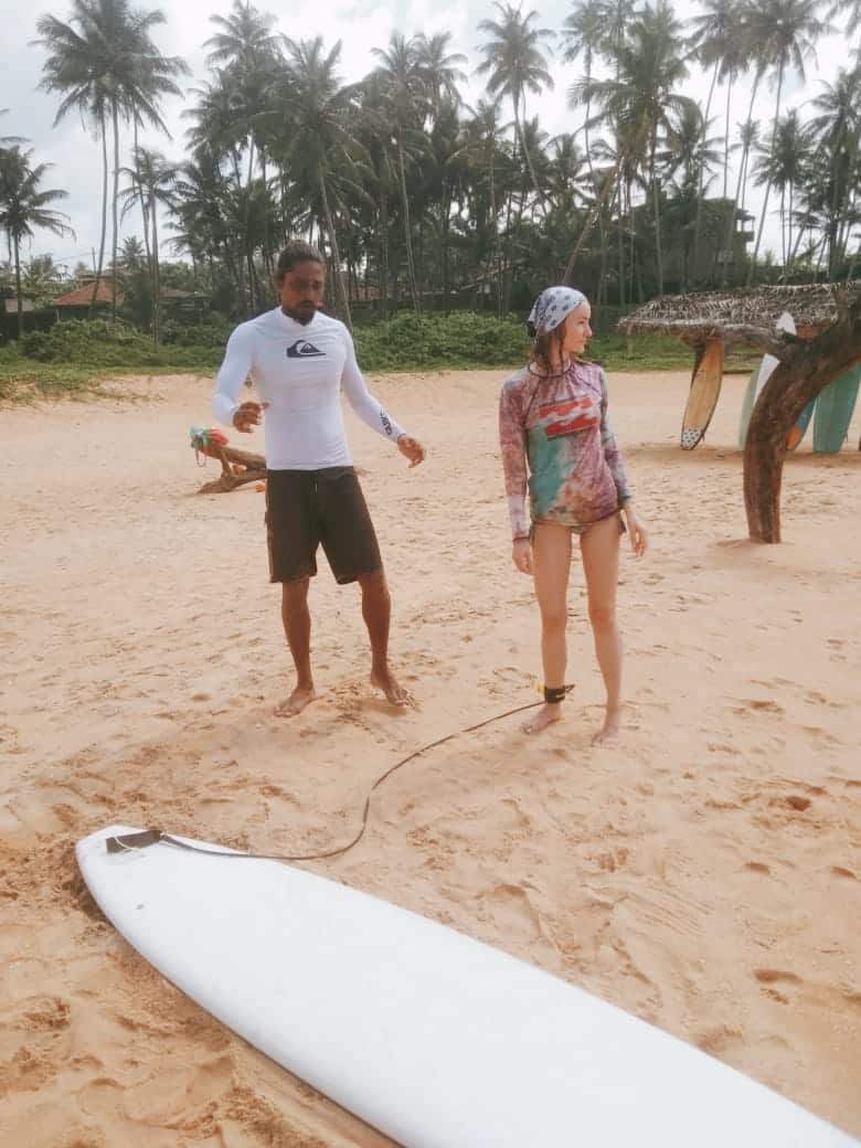 damil surf lesson